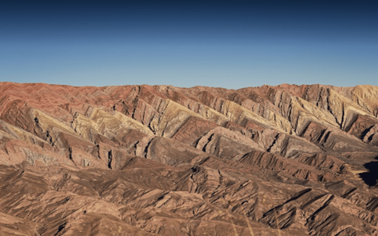 Humahuaca con Hornocal desde Purmamarca o Tilcara